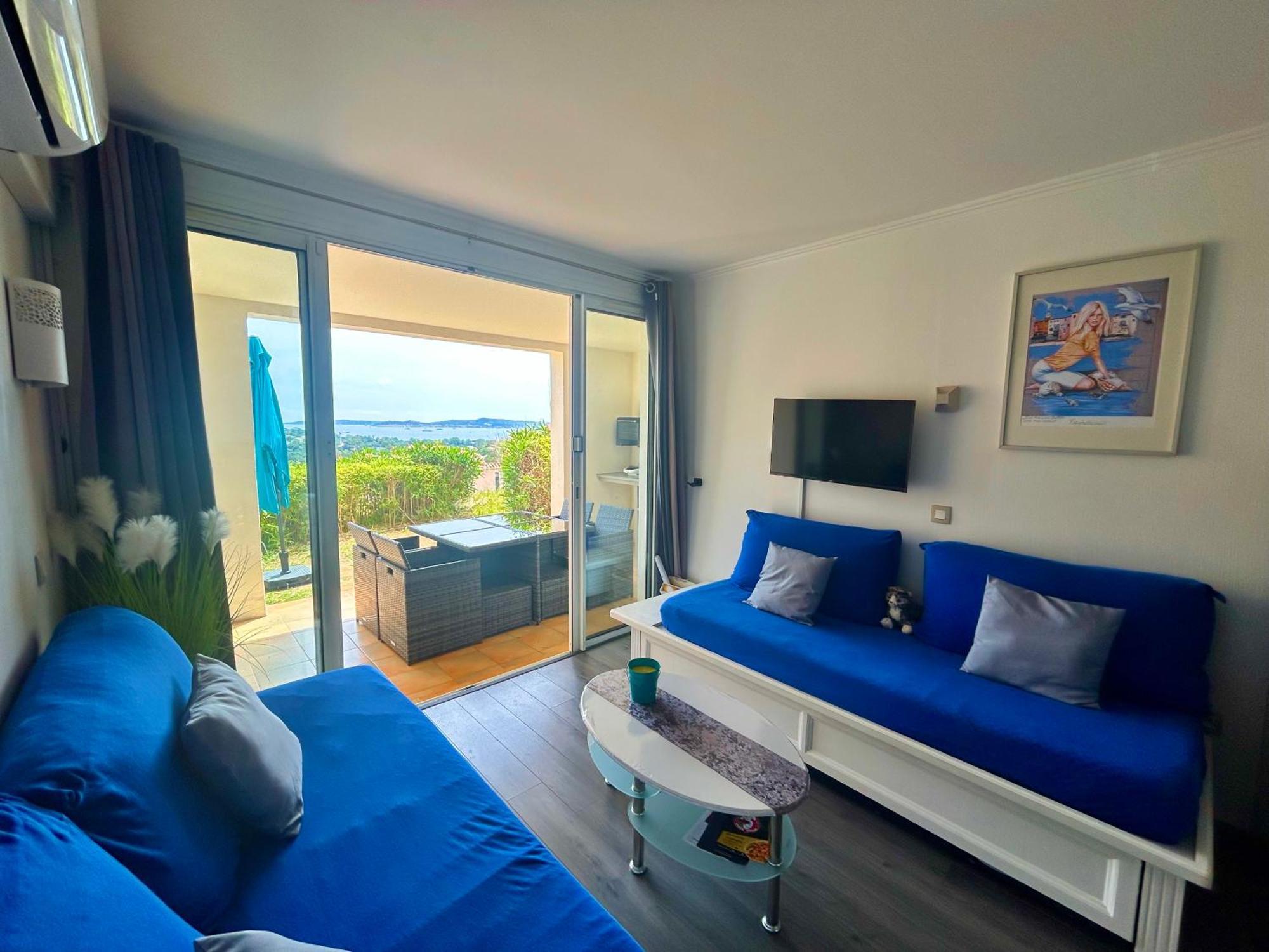 גרימו Les Restanques Vue Mer Roses 1070 Rez De Jardin מראה חיצוני תמונה